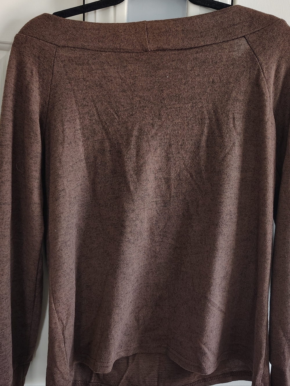 Off-Shoulder Brown Women's Top L - Picture 9 of 11